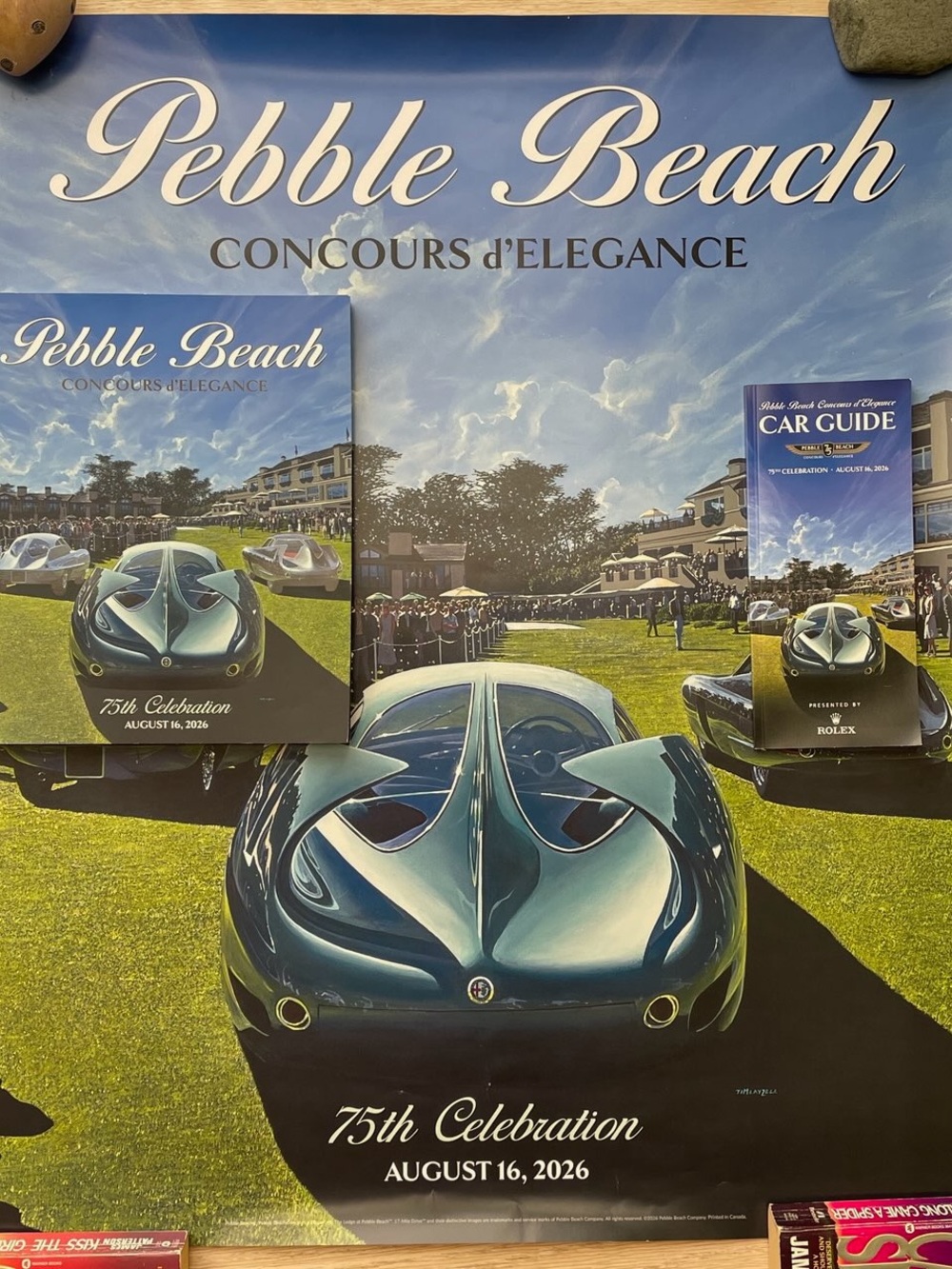 75th Anniversary Pebble Beach Concourse D’Elegance 2026 Poster & Guides